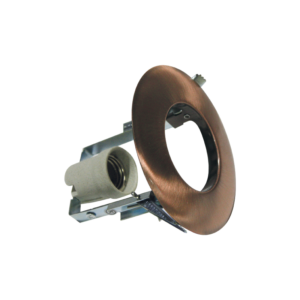 Βάση Σποτ R63 E27 Χωνευτή Στρογγυλή Σταθερή Απόχρωση Χαλκού ACA – AC.045R63RABACA