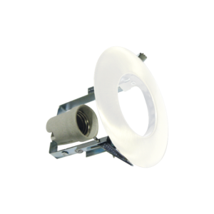 Βάση Σποτ R63 E27 Χωνευτή Στρογγυλή Σταθερή Λευκή ACA – AC.045R63WMS