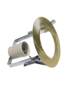 Βάση Σποτ R80 E27 Χωνευτή Στρογγυλή Σταθερή Χρυσή ACA – AC.045R80GO