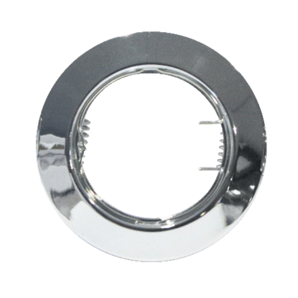 Βάση Σποτ GU10 – MR16 ACA Χωνευτή Στρογγυλή Σταθερή Νίκελ – AC.0451042N