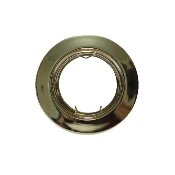 Βάση Σποτ GU10 – MR16 ACA Χωνευτή Στρογγυλή Ρυθμιζόμενη Χρυσή – AC.0453254G