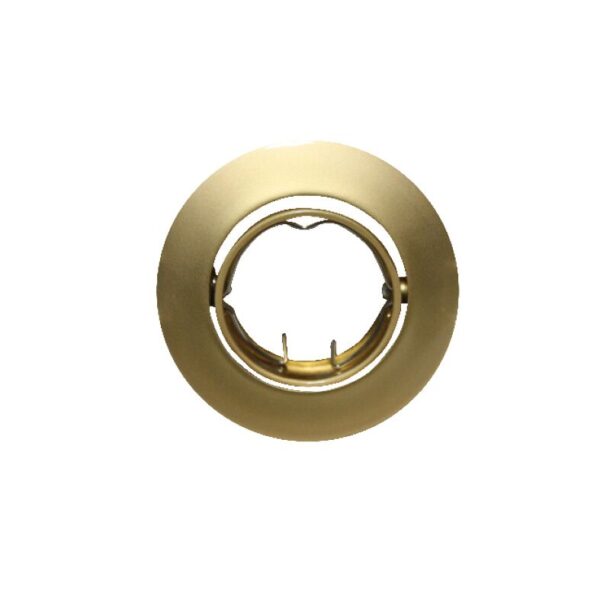 Βάση Σποτ MR11 ACA Χωνευτή Στρογγυλή Ρυθμιζόμενη Χρυσό Περλέ – AC.04532PG