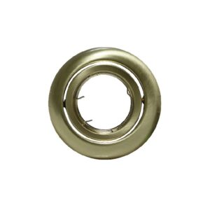 Βάση Σποτ GU10 – MR16 ACA Χωνευτή Στρογγυλή Ρυθμιζόμενη Χρυσό Ματ – AC.04533GM