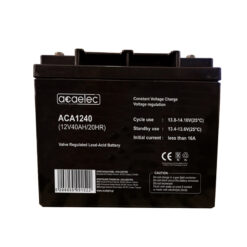 ΜΠΑΤΑΡΙΑ AGM VRLA 12V 40AH/20HR (M6 τερματικό) ACA – ACA1240