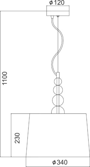 Κρεμαστό Φωτιστικό 1ΧΕ27 Μεταλλικό Χρώμιο Λευκό Καπέλο & Γυαλί  ACA DECOR  – AD477215