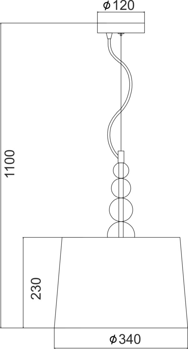 Κρεμαστό Φωτιστικό 1ΧΕ27 Μεταλλικό Χρώμιο Λευκό Καπέλο & Γυαλί  ACA DECOR  – AD477215