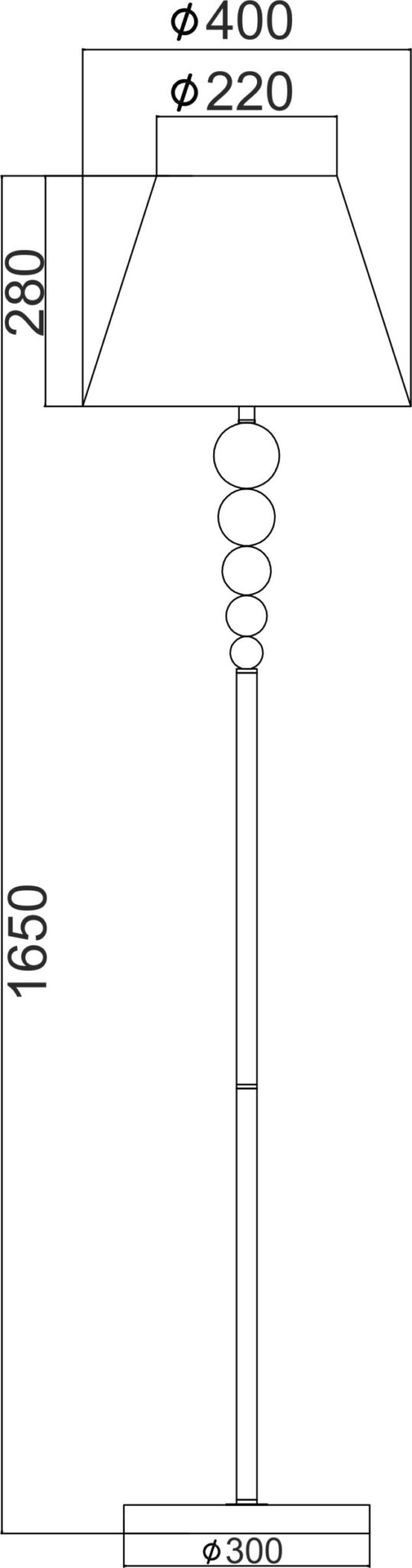 Φωτιστικό Δαπέδου 1ΧΕ27 Μεταλλικό Χρώμιο Λευκό Καπέλο & Γυαλί υψηλής καθαρότητας Κ9 ACA DECOR – AD477216