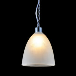 ΚΡΕΜΑΣΤΟ ΡΙΓΩΤΟ ΓΥΑΛΙ Φ20CM 1ΧΕ27 MANOLIA ACA DECOR – AD5001S