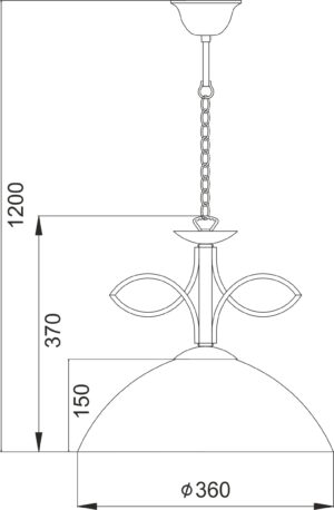 Κρεμαστό Φωτιστικό 1ΧE27 Μεταλλικό Σκούρο Καφέ Γυαλί Μελί ACA DECOR  – AD89061