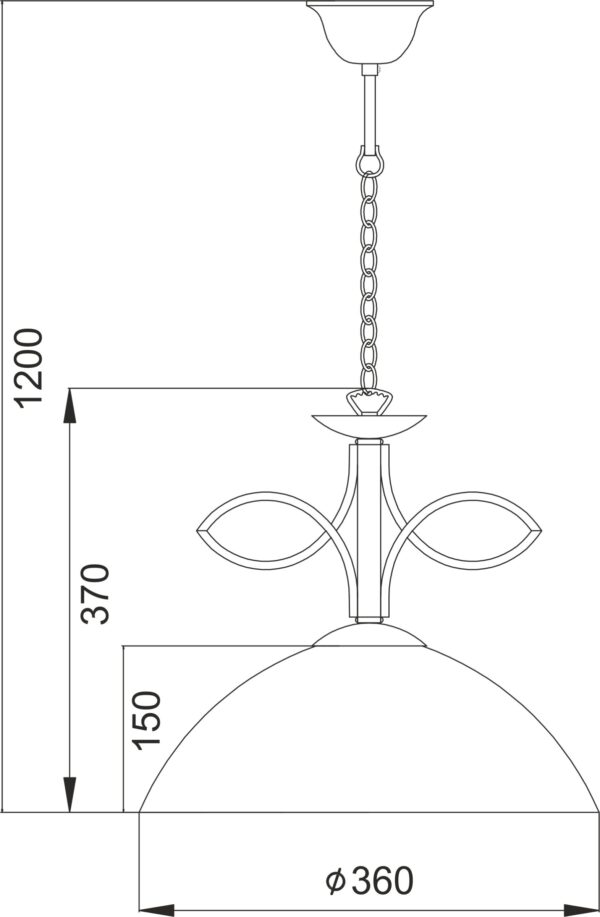 Κρεμαστό Φωτιστικό 1ΧE27 Μεταλλικό Σκούρο Καφέ Γυαλί Μελί ACA DECOR  – AD89061