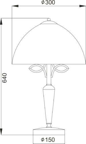 Επιτραπέζιο Φωτιστικό 1ΧE27 Μεταλλικό Σκούρο Καφέ Γυαλί Μελί ACA DECOR  – AD89061T
