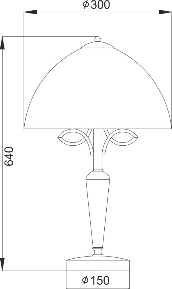 Επιτραπέζιο Φωτιστικό 1ΧE27 Μεταλλικό Σκούρο Καφέ Γυαλί Μελί ACA DECOR  – AD89061T