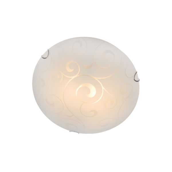 ΠΛΑΦΟΝΙΕΡΑ ΛΕΥΚΗ ΜΕ ΣΧΕΔΙΑ Φ40CM 3ΧE27 CHAPLIN ACA – AD994706L