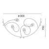 ΑΠΛΙΚΑ 1ΧΕ27 ΜΕ ΚΡΥΣΤΑΛΛΟ Φ30CM ANYA ACA DECOR – AD998050