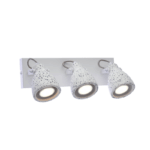 ΕΠΙΤΟΙΧΟ ΦΩΤΙΣΤΙΚΟ 3ΧGU10 ΛΕΥΚΟ TERRAZZO 36X15X18CM DINO ACA DECOR  – AR1823W36WT