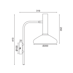 ΕΠΙΤΟΙΧΟ ΦΩΤΙΣΤΙΚΟ 1ΧΕ27 ΟΡΕΙΧΑΛΚΟ+ΜΑΥΡΟ 32Χ20X41CM SHERLOCK ACA DECOR  – AR4181W41BB