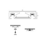 Sun Light ΜΑΓΝΗΤΙΚΗ ΡΑΓΑ-48V-ΜΑΥΡΟ ΧΡΩΜΑ-ARION-200SR