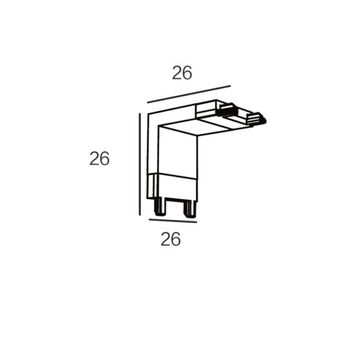 Sun Light ΣΥΝΔΕΣΜΟΣ-ΜΑΥΡΟ ΧΡΩΜΑ-ΜΑΓΝΗΤΙΚΗΣ ΡΑΓΑΣ-48V-ARION-CW