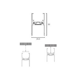 Sun Light ΜΑΓΝΗΤΙΚΗ ΡΑΓΑ-48V-ΜΑΥΡΟ ΧΡΩΜΑ-ARION-200PD