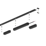 Sun Light ΜΑΓΝΗΤΙΚΗ ΡΑΓΑ-48V-ΜΑΥΡΟ ΧΡΩΜΑ-ARION-200SR