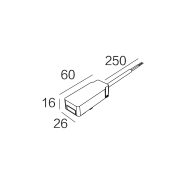 Sun Light ΣΥΝΔΕΣΜΟΣ ΠΑΡΟΧΗΣ ΡΕΥΜΑΤΟΣ-ΜΑΥΡΟ ΧΡΩΜΑ-ΜΑΓΝΗΤΙΚΗΣ ΡΑΓΑΣ-48V-ARION-XT