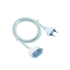 ΠΡΟΕΚΤΑΣΗ ΔΙΠΟΛΙΚΗ 10Α H05VV-F 2x1mm2 IP20 2m ACA – BEC202X12