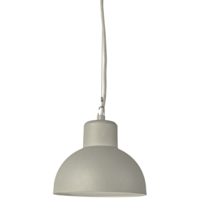 Κρεμαστό Φωτιστικό 1xE27 Γκρι Ατσάλι ø200 IP44 ACA – BERO1PG