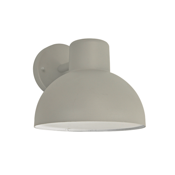 Φωτιστικό Τοίχου Απλίκα 1xE27 Γκρι Ατσάλι ø200 IP44 ACA – BERO1WG