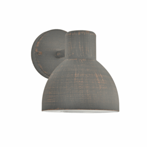 Φωτιστικό Τοίχου Απλίκα 1xE27 Ατσάλι Απόχρωση Σκουριά ø150 IP44 ACA – BEROM1WR