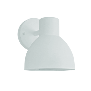 Φωτιστικό Τοίχου Απλίκα 1xE27 Λευκό Ατσάλι ø150 IP44 ACA – BEROM1WWH