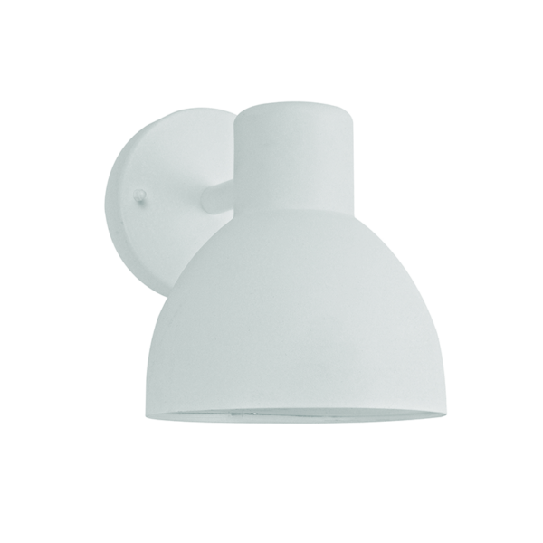 Φωτιστικό Τοίχου Απλίκα 1xE27 Λευκό Ατσάλι ø150 IP44 ACA – BEROM1WWH