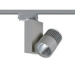 ΓΚΡΙ  LED COB ΦΩΤΙΣΤΙΚΟ ΡΑΓΑΣ ΤΡΙΦΑΣΙΚΗ 4 ΚΑΛΩΔΙΩΝ 15W 4000K 36° 1150LM 230V Ra80 ACA – BIENAL1540G4