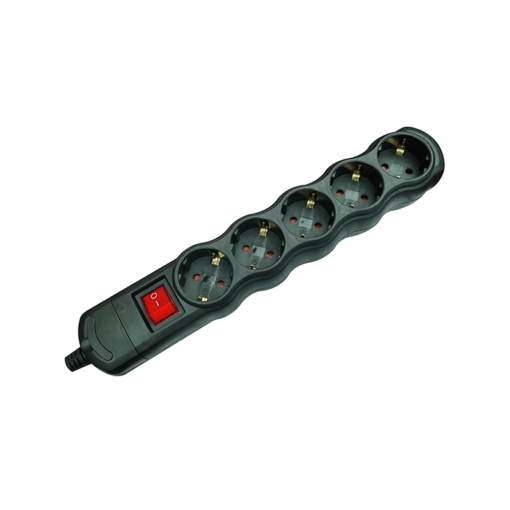 ΠΟΛΥΠΡΙΖΟ 5 ΣΟΥΚΟ ΑΣΦΑΛΕΙΑΣ ΜΑΥΡΟ ΜΕ ΔΙΑΚΟΠΤΗ ΧΩΡΙΣ ΚΑΛΩΔΙΟ 16A IP20 ACA – BMS20S5B