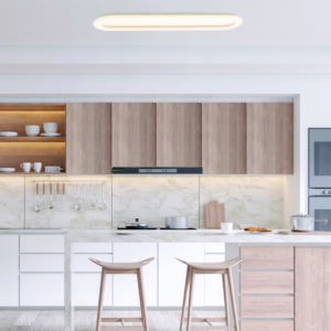 Φωτιστικό Οροφής LED 41W Step Dimmable CCT 3650lm SOLO Μεταλλικό Λευκό 100x14x6cm ACA – BR20LEDC100WHDCCT