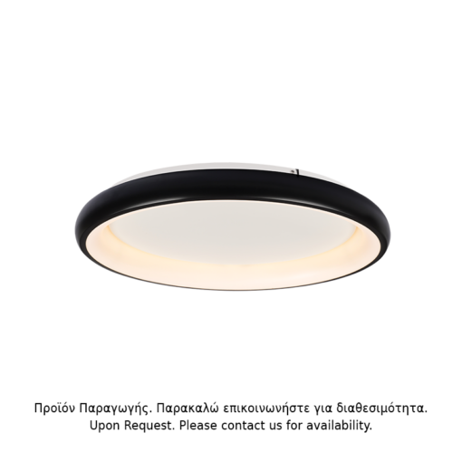 ΟΡΟΦΗΣ Φ/Σ LED 45W DIMMER CCT 3600LM ΜΑΥΡΟ ΜΕΤΑΛΛΙΚΟ D61XH8,5CM DIANA ACA – BR71LEDC61BKCCTD