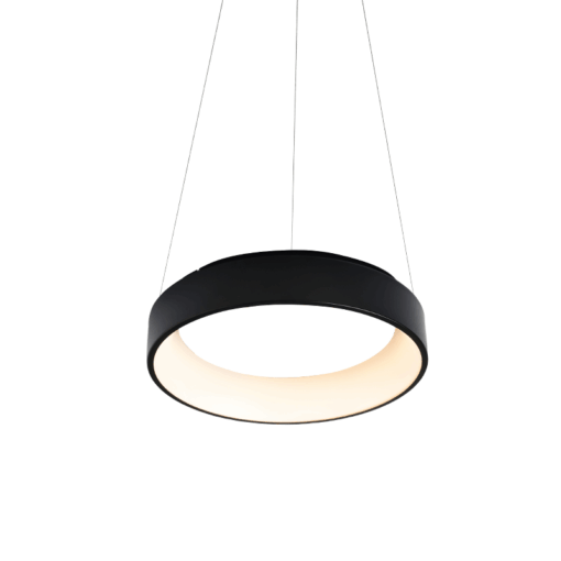 ΚΡΕΜΑΣΤΟ ΦΩΤΙΣΤΙΚΟ LED 34W 3000K 1700LM ΜΑΥΡΟ ΜΕΤΑΛΛΙΚΟ D45XH120CM APOLLO ACA – BR81LEDP45BK
