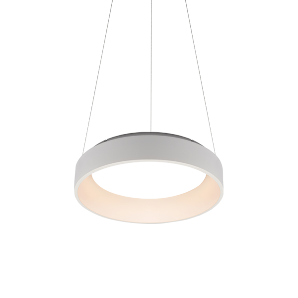 ΚΡΕΜΑΣΤΟ ΦΩΤΙΣΤΙΚΟ LED 34W 3000K 1700LM ΛΕΥΚΟ ΜΕΤΑΛΛΙΚΟ D45XH120CM APOLLO ACA – BR81LEDP45WH