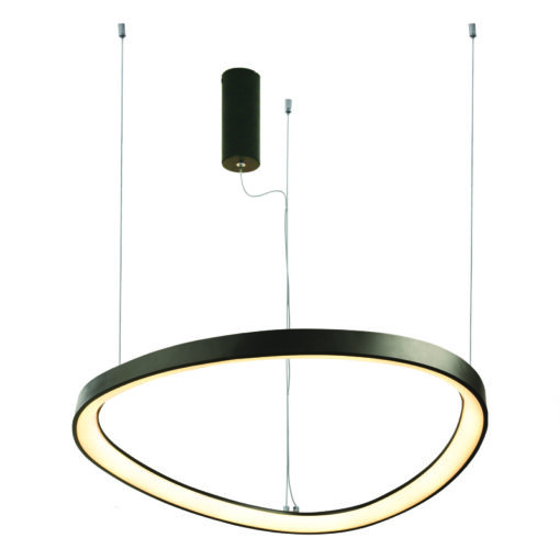 ΚΡΕΜΑΣΤΟ ΦΩΤΙΣΤΙΚΟ LED 74W 3000K 6500LM HARMONY ΜΑΥΡΟ ΑΛΟΥΜΙΝΙΟ IP20 D80XH120CM ACA – BR97LEDP80BK