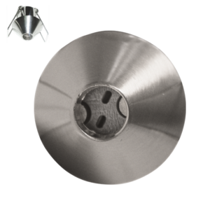 Βάση Σποτ G4 Χωνευτή Στρογγυλή Νίκελ Κώνος ACA – BS3153AN