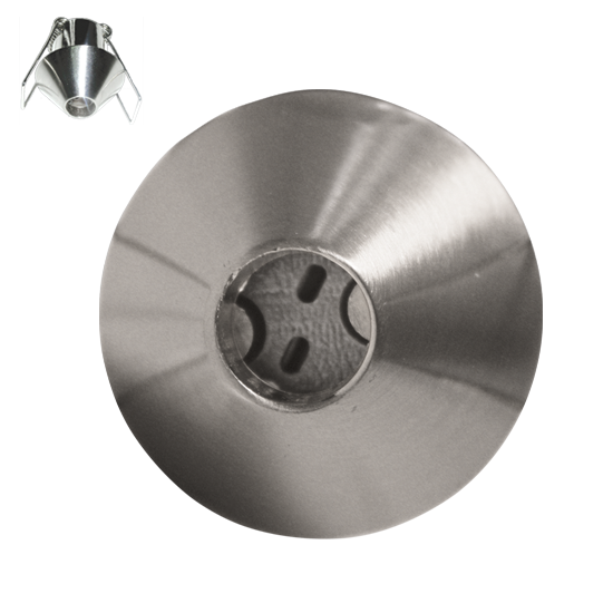 Βάση Σποτ G4 Χωνευτή Στρογγυλή Νίκελ Κώνος ACA – BS3153AN