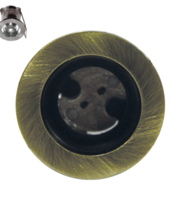 Βάση Σποτ G4 Χωνευτή Στρογγυλή ΜΠΡΟΝΖΕ ACA-BS3153NGAB