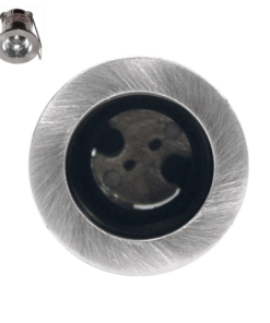 Βάση Σποτ G4 Χωνευτή Στρογγυλή Νίκελ Μάτ ACA – BS3153NNM