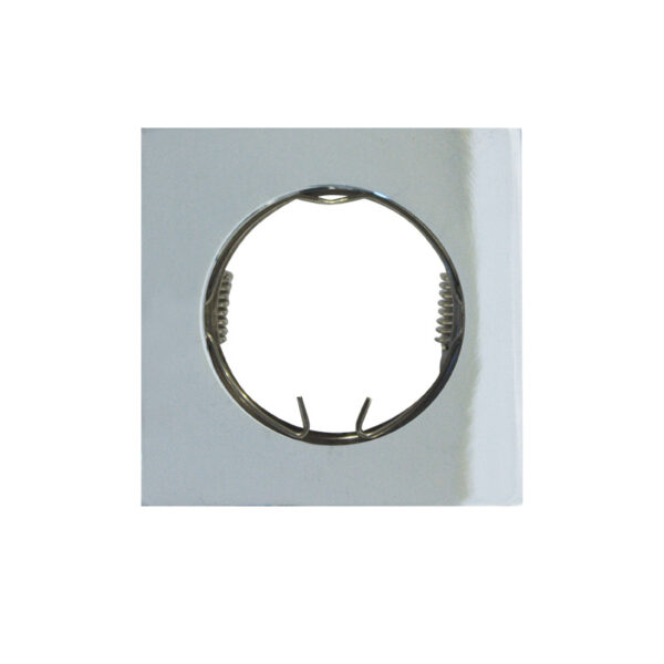 Μίνι Βάση Σπότ Τετράγωνη 1xMR11 Νίκελ ACA – BS3154CPMR11