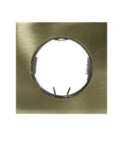 Μίνι Βάση Σπότ Τετράγωνη 1xMR11 Μπρονζέ ACA – BS3154GABMR11