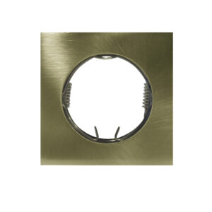 Μίνι Βάση Σπότ Τετράγωνη 1xMR11 Μπρονζέ ACA – BS3154GABMR11