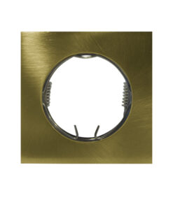 Μίνι Βάση Σπότ Τετράγωνη 1xMR11 Χρυσό Ματ ACA – BS3154GMMR11