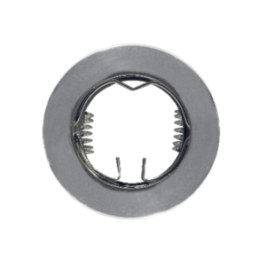 Βάση Σποτ MR11 Χωνευτή Στρογγυλή Σταθερή Ασημί Αλουμίνιο ACA – BS3161CP