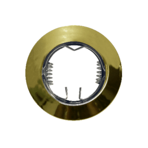 Βάση Σποτ MR11 Χωνευτή Στρογγυλή Σταθερή Χρυσό Αλουμίνιο ACA – BS3161G