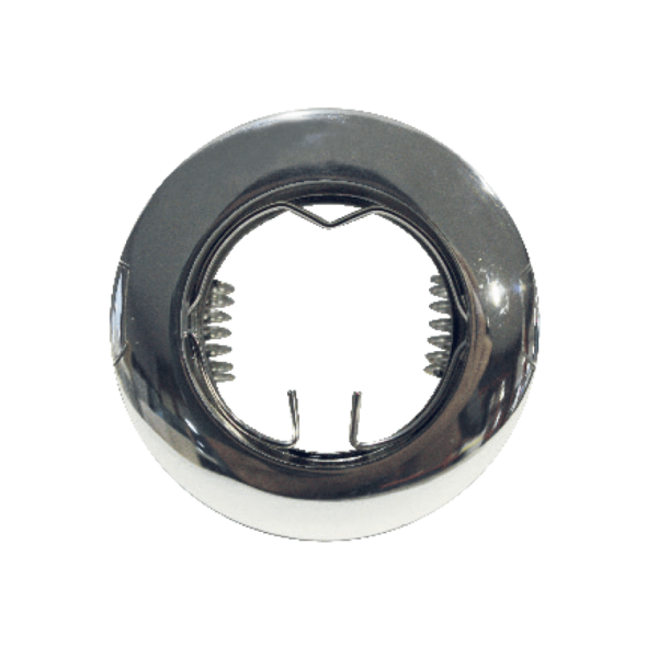 Βάση Σποτ MR11 Χωνευτή Στρογγυλή Σταθερή Νίκελ Αλουμίνιο ACA – BS3161N