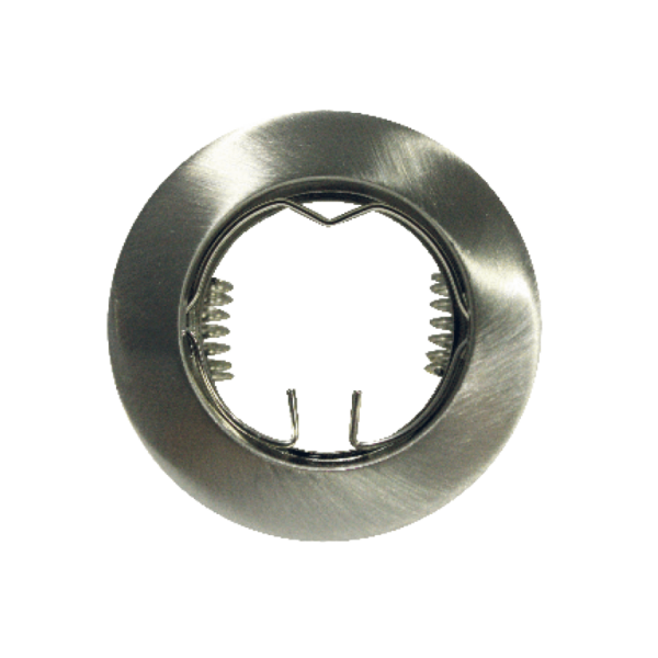 Βάση Σποτ MR11 Χωνευτή Στρογγυλή Σταθερή Νίκελ Ματ Αλουμίνιο ACA – BS3161NM